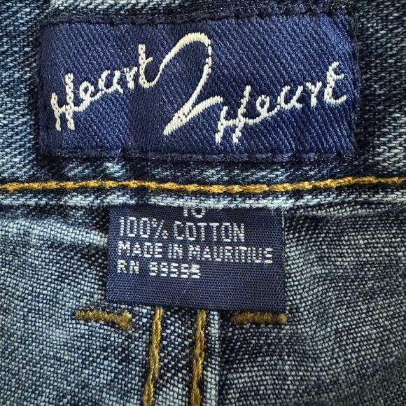 Heart 2 Heart Women's Size 10 Wide Leg Jeans - Picture 3 of 3